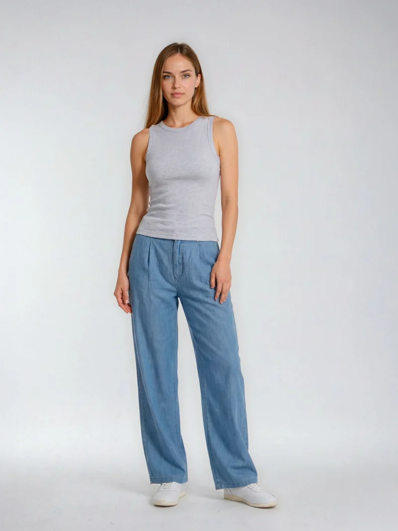 MAVI - PERA, Loose Fit, High-Waist, Mid Blue Lt. Denim