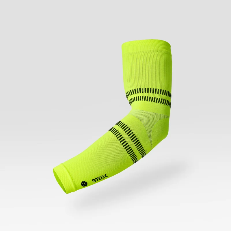 Running Arm Sleeves Unisex | Yellow Fluo / Black