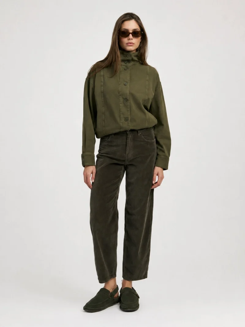 MAVI - Leila, Mid Waist, Baggy Barrel, Deep Depths Corduroy